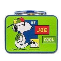 Snoopy Joe Cool tin lunch box