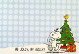 Peanuts Christmas Sticky Notes Pad - Be Jolly, By Golly!