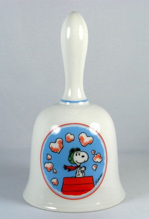 1981 Snoopy Flying Ace Porcelain Bell