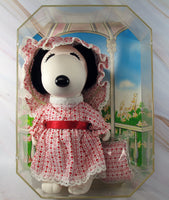 Belle Vintage Rubber Doll and Pillow With Acrylic Display Case - snoopn4pnuts.com