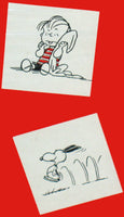 Peanuts Vintage Beverage Napkins In Box - RARE! - snoopn4pnuts.com