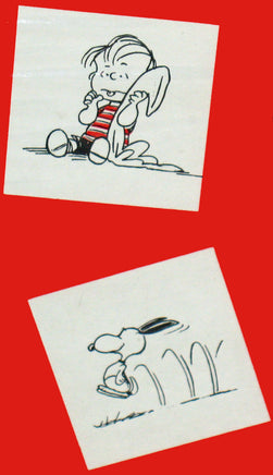 Peanuts Vintage Beverage Napkins In Box - RARE! - snoopn4pnuts.com