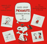 Peanuts Vintage Beverage Napkins In Box - RARE!