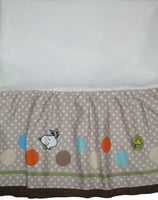 Lambs & Ivy Snoopy and Woodstock BFF Crib Skirt / Dust Ruffle
