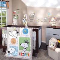 Lambs & Ivy Snoopy and Woodstock BFF Valance - snoopn4pnuts.com