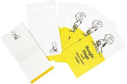 Beagle Hugs Stationery - Beagle Hugs Come When You're Happy - snoopn4pnuts.com
