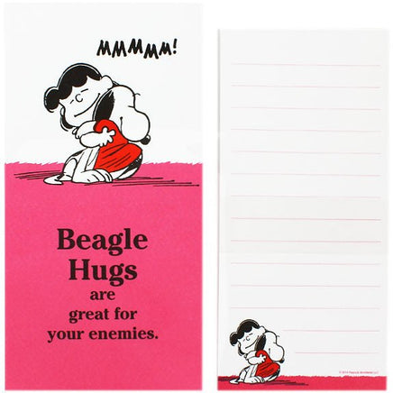 Beagle Hugs Stationery - Beagle Hugs Are Great For Your Enemies - snoopn4pnuts.com