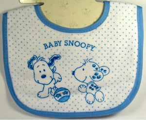 Baby Snoopy Baby Bib - Blue