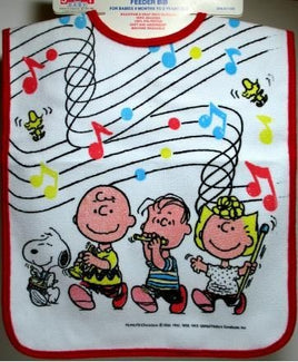Peanuts Gang Snap Neck Baby Bib
