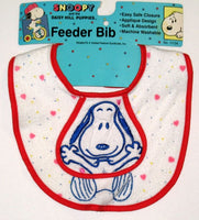 Snoopy Feeder Baby Bib With Flap