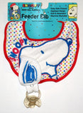 Snoopy Feeder Baby Bib With Pacifier