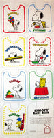Snoopy Baby Bib Pattern Set - 7 Days Of The Week