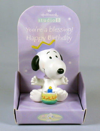 Little Snoopy Birthday Figurine - You'Re A Blessing!