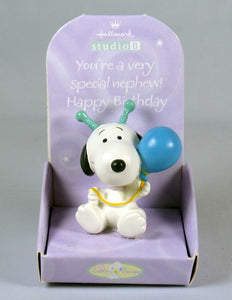 Little Snoopy Birthday Figurine - Nephew