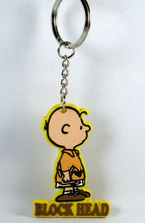 Charlie Brown Block Head Vinyl Key Chain