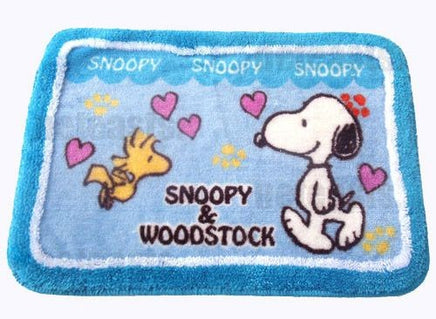 Snoopy And Woodstock Plush Rug - Hearts