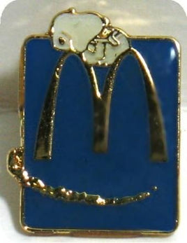 Mcdonald's Arch Lapel Pin - Snoopy (Blue)