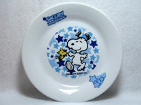 Snoopy and Woodstock Decorative Plate - Blue