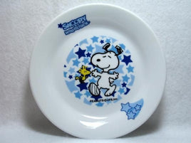 Snoopy And Woodstock Decorative Plate - Blue