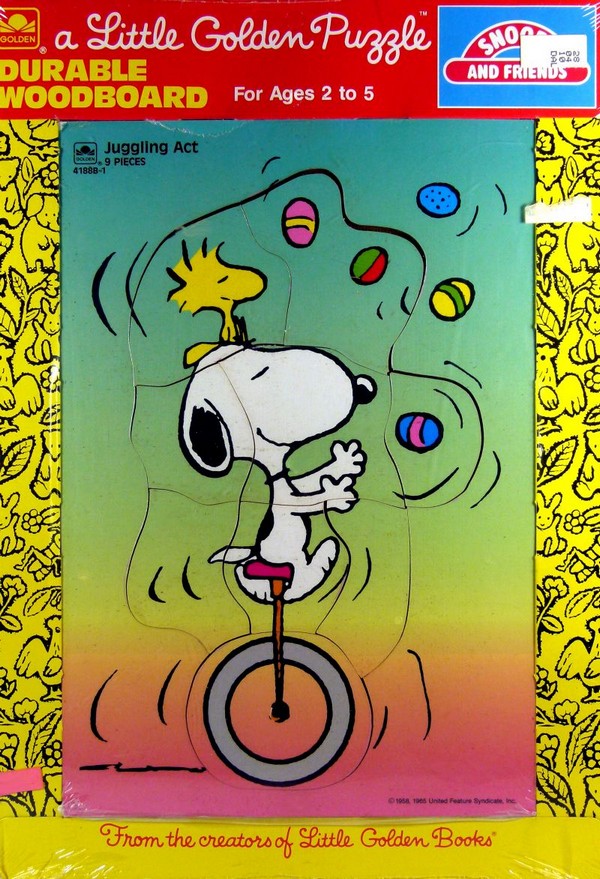 Snoopy Juggler Wood Puzzle