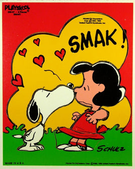 Snoopy And Lucy Board Puzzle - Smak!