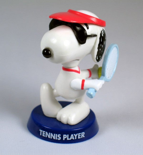 Snoopy Mini Bobblehead - Tennis Player
