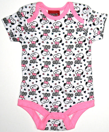 Snoopy Love Bodysuit / Onesie - snoopn4pnuts.com