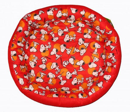 Snoopy Bolster Pet Bed - snoopn4pnuts.com