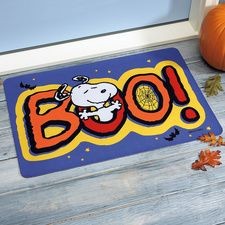Snoopy Halloween Door Mat - BOO!