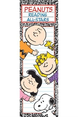 Peanuts Gang Reading All Stars Book Mark