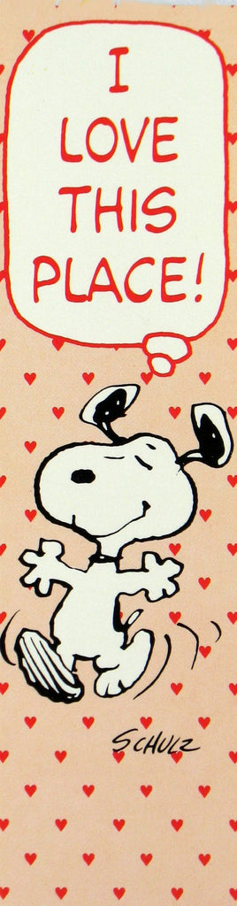 Happy Snoopy Vintage Book Mark