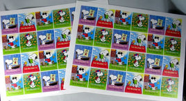 Peanuts Gang Book Plate Stickers - The #1 Fan!