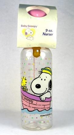 Snoopy Nurser Bottle - Baby Snoopy