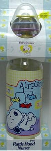 Baby Snoopy Nurser Bottle with Rattle Hood