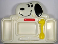 Snoopy Vintage Warming Plate and Spoon