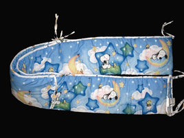 Lambs & Ivy Sleepytime Baby Snoopy Crib Bumper Pad - snoopn4pnuts.com