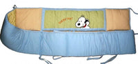 Lambs & Ivy Peek A Boo Snoopy Crib Bumper Pad