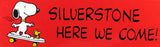 Snoopy Bumper Sticker - Silverstone