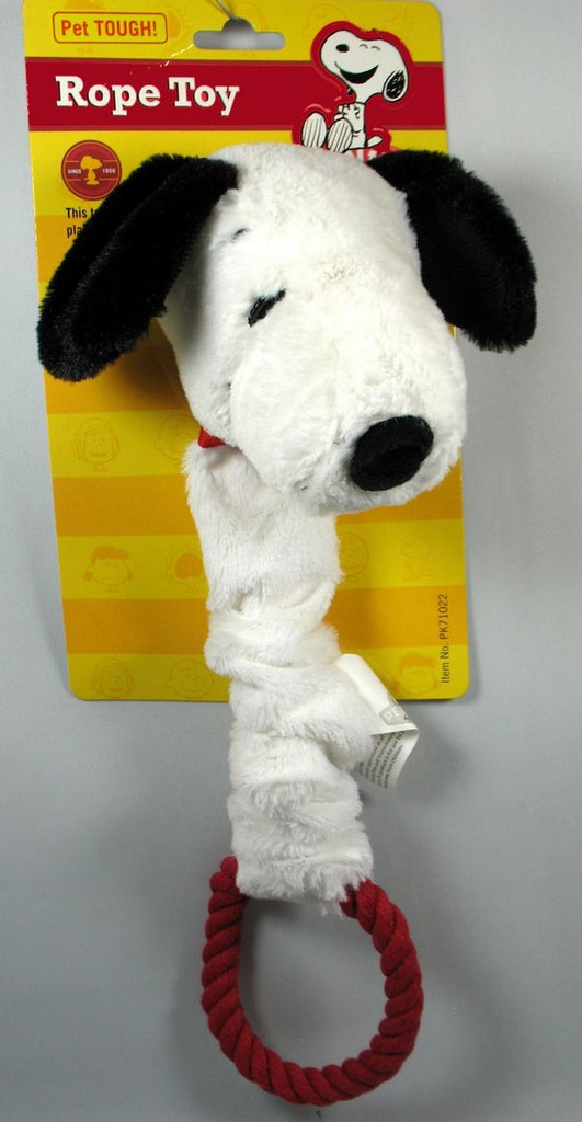 Snoopy Plush Bungee Squeaker Rope Toy | snoopn4pnuts.com