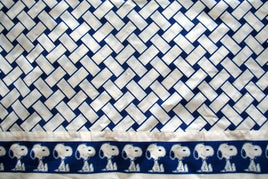 Vintage Snoopy Pillow Case - Basket Weave - snoopn4pnuts.com