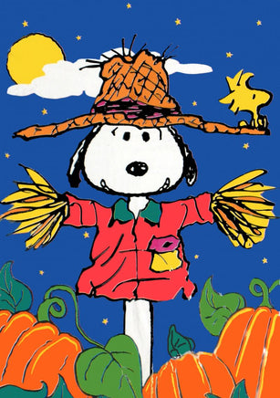 Snoopy Scarecrow Flag