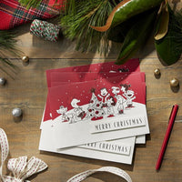 2 - D Peanuts Christmas Cards With Designer Envelopes - snoopn4pnuts.com