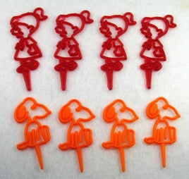 Peanuts Gang Plastic Reusable Cake Picks Set (8)
