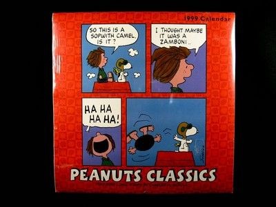1999 Peanuts Gang Wall Calendar