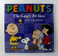 2003 Peanuts Gang Desk Calendar