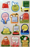 2008 Snoopy Calendar Stickers - REDUCED PRICE!