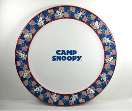 Camp Snoopy Dinner Plate With Raised Images