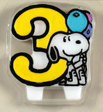 Snoopy Vintage Number #3 Candle