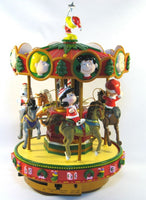 Peanuts Holiday-Go-Round Musical And Animated Carousel (Mint Condition But Intermittently Stops Rota