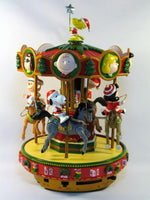 Peanuts Holiday-Go-Round Musical And Animated Carousel (Mint Condition But Intermittently Stops Rota